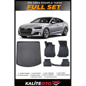 Resim Audi A5 Bagaj Havuzu+4.5d Havuzlu Paspas Seti 2025 Model 