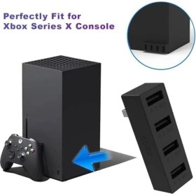 Resim Brf Xbox Serisi X/s Için 4 Bağlantı Noktalı USB Hub 2.0, Xbox Serisi X/s Konsolu ile Uyumlu Yüksek Hızlı USB Hub Splitter Genişletme Adaptörü 