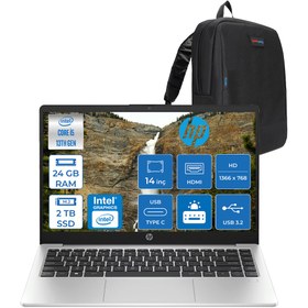 Resim Hp 240 G10 Intel Core I5 1340P 24GB 2tb SSD 14" Freedos Taşınabilir Bilgisayar G108A555EAF09+ZETTAÇANTA 