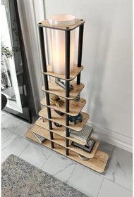 Resim Sierras Middle Raflı Lambader (Meşe) 