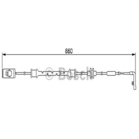 Resim BOSCH 1987474972 Fren Balata Fişi Ön Vectra B 95- 660Mm 