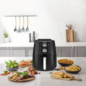 Resim Homend Airfryday 2509h Siyah Silver Çelik Hazneli 4 Lt 