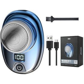 Resim Springsun Erkek Şarjlı Elektrikli Tıraş Makinesi Ve Sakal Trimmer, Dijital Ekranlı Taşınabilir Ev & Seyahat 