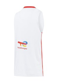 Resim Puma Türkiye Erkek V-yaka Basketbol Forması 606606 01 Beyaz 