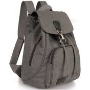 Resim Luckydog Vintage Kızlar Açık Sırt Çantası Okul Çantası Şık Sırt Çantası - Gri Gri Gri 