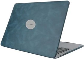Resim McStorey Macbook Air Kılıf 13 inç Deri Leat01 Eski USB Girişli Model 2010-2017 A1369 A1466 ile Uyumlu Lacivert 