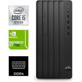 Resim Hp Pro Tower 290 G9 I5-12400 9M938AT-130 64GB 512GB Quadro Nvidia GT730 Freedos Masaüstü Bilgisayar 