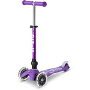 Resim Micro Mini Deluxe Katlanabilir Led Scooter Lacivert 
