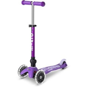 Resim Micro Mini Deluxe Katlanabilir Led Scooter Pembe 