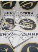 Resim Serrahırdavat Plastik Raf Altı Ferforje (Siyah-Beyaz) 