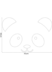 Resim Çınarrium Yatak Odası Duvar Özel Yeni Sticker Sevimli Panda Desen Çıkarılabilir Dekoratif Özel Yeni Sticker 