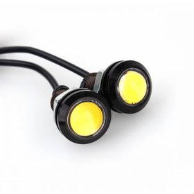 Resim Kartal Gözü Gündüz Farı Eagle Eye LED Beyaz 18MM ( 2 Adet ) 