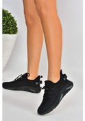 Resim Fox Shoes Siyah Triko Kumaş Kadın Spor Ayakkabı M702006204 