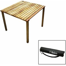Resim İbico Vidalı Ahşap Katlanır Kamp Masası Çok Renkli 