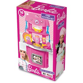 Resim DEDE Barbie Lisanslı Şef Mutfak Set 