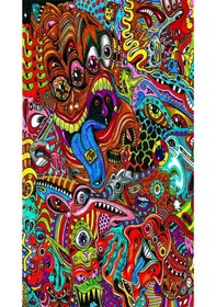 Resim Bandana Monster Colors Siyah 