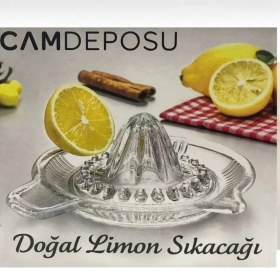 Resim Cam Limon Sıkacağı, Şık ve Dayanıklı Mutfak Gereci 