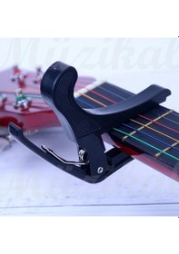 Resim Chroma Metal Gitar Bağlama Saz Kaposu - Capo Kelepçe & S 