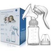 Resim Geeroyoo Güvenli Malzemelerle Yapılmış Manuel Göğüs Pompası, Geri Akış Önleyici, Rahat Tutma Kolu, Yeniden Kullanılabilir 