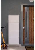 Resim Ceha 4'lü Metal Ayakkabılık - Kar Beyaz K.AYK-4 /AB9003 Beyaz 