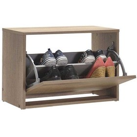 Resim Step Oturaklı Ayakkabılık Açık Ceviz Tori 60x42x30 Cm Gxyxd 