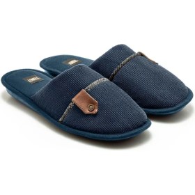 Resim Twigy Fidel Erkek Ev Terliği Lacivert 41/46 