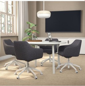 Resim Toplantı Masası, Beyaz, 120x75 Cm Beyaz 