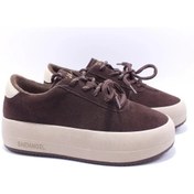 Resim Guja 25K372 KADIN İÇİ POLARLI GÜNLÜK SPOR AYAKKABI KAHVE SÜET 