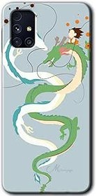 Resim MRCİLETİSİMmrc-87741 Snake Friendship Kılıf HD Baskılı Desen Hayalet Cam Yandan Görünmez Samsung Galaxy M31s ile uyumlu 