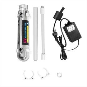 Resim Sanctuary Vault 16W Paslanmaz Çelik Uv Su Sterilizatörü Ultraviyole Tüp Lamba Doğrudan Içme Dezenfeksiyon Akvaryum Balık Tankı Arıtma(Ab) (Yurt Dışından) 