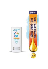Resim Eda Taşpınar Kids Mineral Filtreli Güneş Koruyucu Face Stick SPF50+ 20 G 