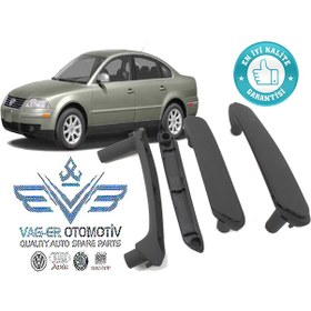 Resim Passat B5.5 Ön Sağ Arka Sağ Sol Kapı Iç Çekme Kolu Tutamak (546916893) 
