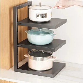 Resim 3 Katlı Tencere Tava Standı 