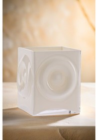 Resim Pasabahce Chicago Vazo 18 Cm Opal Krem 