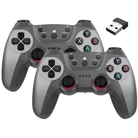 Resim Km-029 2.4g Kablosuz Android Ps3/pc/tv Kutusu/akıllı Telefon Oyun Joystick 