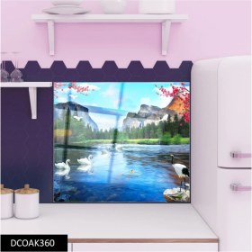 Resim Ne Verelim Size Cam Ocak Arkası Koruyucu | Doğa 