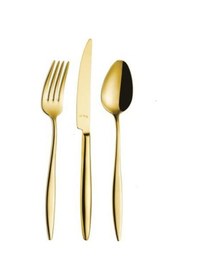 Resim Aryıldız Elegant Gold Pvd 24 Parça Çatal Kaşık Bıçak Takımı 