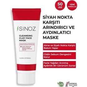 Resim Sinoz Arındırıcı ve Aydınlatıcı Kil Maskesi 50 ML 