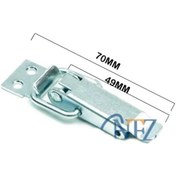 Resim YNT İthalat Çinko Sandık, Kutu Klipsi - Küçük, 1 Adet 