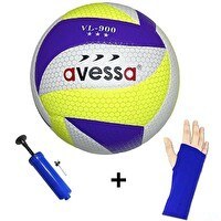 Resim Avessa VL-900-100 Yumuşak Yapıştırma Voleybol Topu Pompa ve Kolluk Seti 