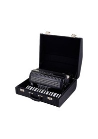 Resim Weltmeister Achat Akordeon 34/80 - Siyah 80 Bas 34 Tuş Alman İşçiliği 