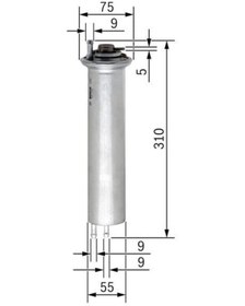 Resim SARDES SF133 Benzin Filtresi Bmw 5 Bmw 7 Bmw X5 520I 4.4 V8 