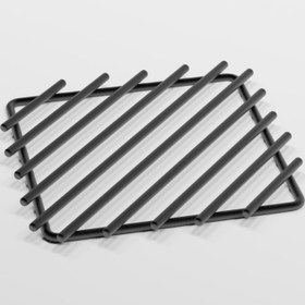 Resim Genel Markalar Mat Siyah Lüks Yanmaz Altlık - Dekoratif Masa Nihalesi, Metal Nihale 