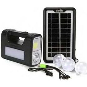 Resim 100W Solar Işıldak Paketi Beyaz Işık 