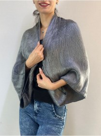 Resim Gönülden Tasarım Yumuşak Angora Bolero Kadın Şal 