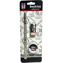 Resim Tmn Beşiktaş Kırtasiye Seti Kalemtraş+Silgi Lisanslı 