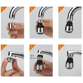 Resim Su Tasarruflu 2 Modlu Musluk Başlığı 