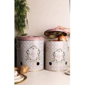 Resim Karokstore Patates Soğan Kovası - Sebzelik - Patates Soğanlık Sepeti, Rosy (Rosy) 