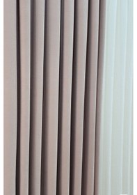 Resim Mosso Fon Perde Düz Renk Pudra Pembe 