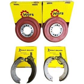 Resim Massey Ferguson 135-148-240 Fren Balatası Takım Kale+fren Kampanası Hars 2 Adet 